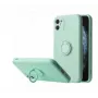 iLike Siliconen Ring Achtercover voor Xiaomi Redmi 9C / Redmi 10A - Mint