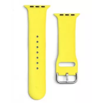 iLike siliconen bandje APS siliconen horlogeband 8/7/6/5/4/3/2 / SE (41/40/38mm) bandje horlogeband geel