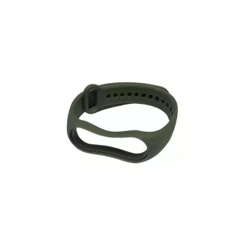 iLike siliconen armband voor Xiaomi Mi Band 5 / 6 / 7 (18x250mm) khaki groen