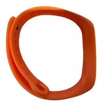 iLike Siliconen Bandje voor Xiaomi Mi Band 5 / 6 / 7 (18x250mm) Oranje