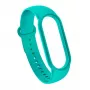 iLike siliconen armband voor Xiaomi Mi Band 5 / 6 / 7 (18x250mm) turquoise
