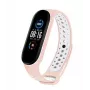 iLike siliconen polsband voor Xiaomi Mi Band 5 Dots roze wit