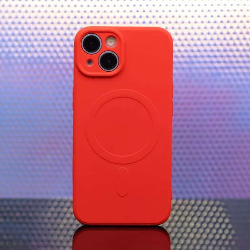 iLike Simple Color Mag-hoesje voor Samsung Galaxy A57 5G rood