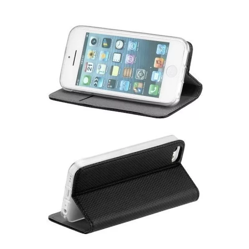 iLike Smart Magnet Book Case voor Xiaomi Redmi A3, zwart