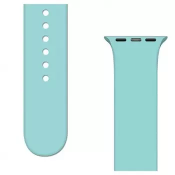 iLike Strap APS siliconenband voor Watch Ultra / 8 / 7 / 6 / 5 / 4 / 3 / 2 / SE (45 / 44 / 42 mm) band horlogeband lichtblauw
