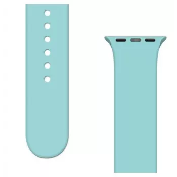 iLike Strap APS siliconenband voor Watch Ultra / 8 / 7 / 6 / 5 / 4 / 3 / 2 / SE (45 / 44 / 42 mm) band horlogeband lichtblauw