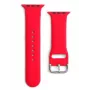 iLike Strap APS siliconen bandje voor Apple Watch 8/7/6/5/4/3/2/SE (41/40/38 mm) rood