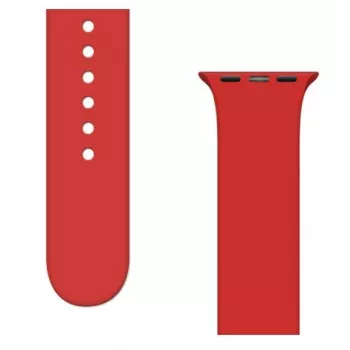 iLike Strap APS siliconen band voor Apple Watch 8/7/6/5/4/3/2/SE (41/40/38mm) rood