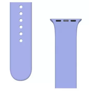 iLike Strap APS siliconen armband voor Apple Watch Ultra / 8/7/6/5/4/3/2 / SE (45/44/42 mm) - paars