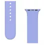 iLike Strap APS siliconen armband voor Apple Watch Ultra / 8/7/6/5/4/3/2 / SE (45/44/42 mm) - paars