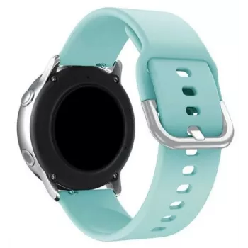 iLike Strap TYS universeel 22mm smartwatch-armband - zwart siliconen