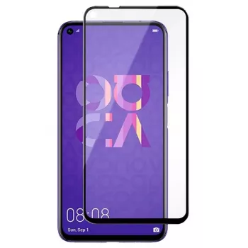 iLike displayschermfolie voor Huawei Nova 5T, 2.5D zwarte rand, Full Glue