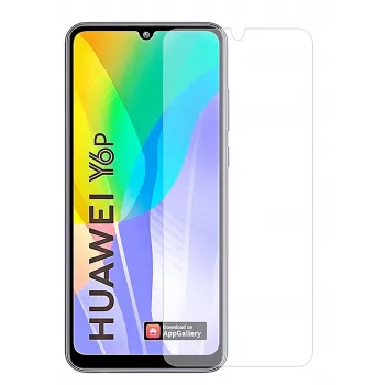 iLike gehard glas screenprotector voor Samsung Galaxy A22 (Huawei Y6p) 0,33 mm vlak helder glas