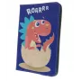 iLike Universal Folio Case Dino Roar voor tablets 9-10 inch | meerkleurig dinosauruspatroon