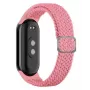 iLike Universele Mi Band 8 armband gevlochten stoffen band roze