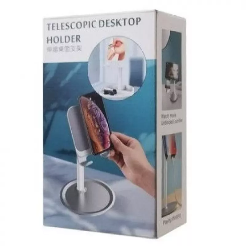 iLike Universele telescopische desktop houder telefoon tablet houder (K3S) zwart