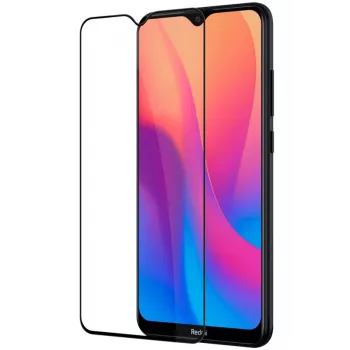 iLike Xiaomi Redmi 8A 2.5D Black Frame Full Glue Tempered Glass Screenprotector