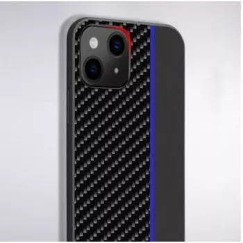 iLike Xiaomi Redmi 9C / 10A Tel Protect CARBON-hoesje zwart blauw
