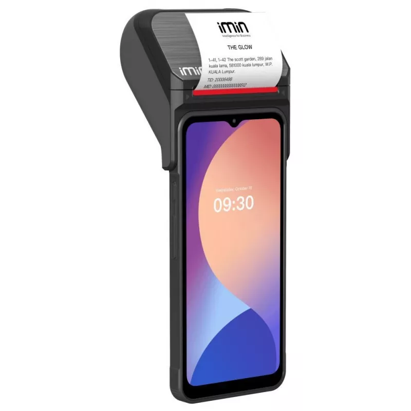 iMin Swift 1 Pro 6,5 inch Android 13 mobiele POS-terminal met 4GB/32GB, NFC, 4G LTE, IP54 MS115A002