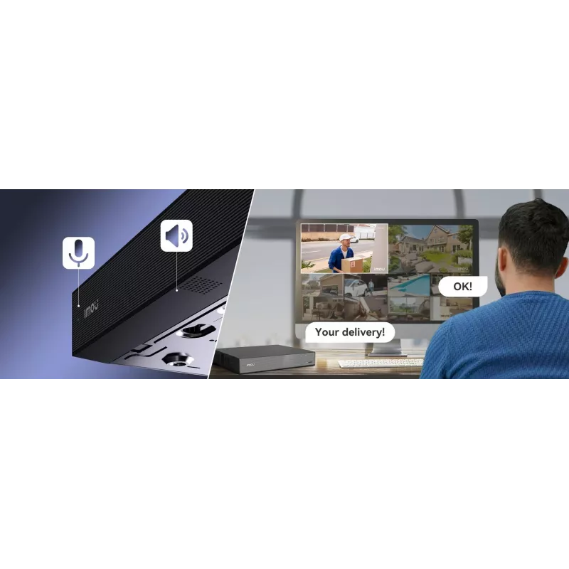 Imou N110-4P 10-kanaals 4-PoE netwerk-videorecorder