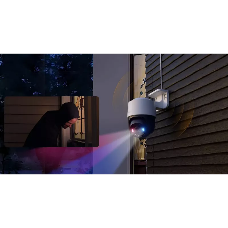IMOU PS7FP-8X0 8MP 4K PoE draai-/kantelbare IP-camera, IP67, 30 m nachtzicht, tweewegaudio