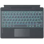 Inateck Surface Pro 8/9/X/11 toetsenbord – grijs, Duits QWERTZ, verlicht met touchpad