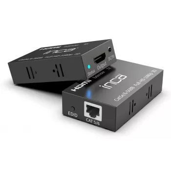 INCA IEX-60 HDMI-extender HDMI 1.4 Full HD 60Hz zwart