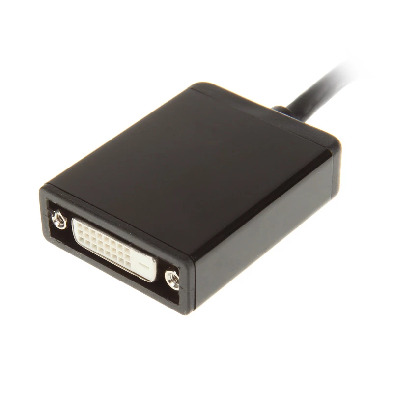 InLine DisplayPort-adapterkabel, DisplayPort male naar DVI-D 24+5 female, zwart, 0,2m