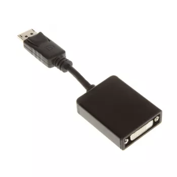 InLine DisplayPort-adapterkabel, DisplayPort male naar DVI-D 24+5 female, zwart, 0,2m