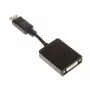 InLine DisplayPort-adapterkabel, DisplayPort male naar DVI-D 24+5 female, zwart, 0,2m
