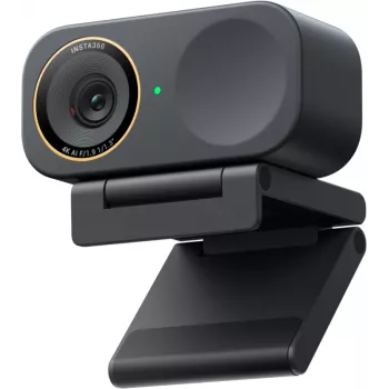 Insta360 Link2C Pro 4K UHD AI-webcam met 3-assige gimbal, fasedetectie-autofocus, twee ruisonderdrukkende microfoons, wit LINK2CPRO02