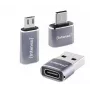 Intenso 3-in-1 USB-C multiport adapter, USB-C naar USB-A, USB-C, micro-USB, 480 Mbit/s, 60W PD, zwart