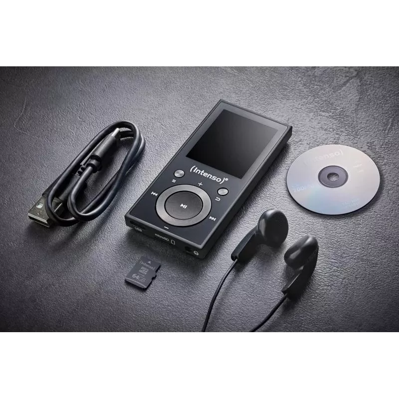 Intenso MP3-speler 64GB zwart