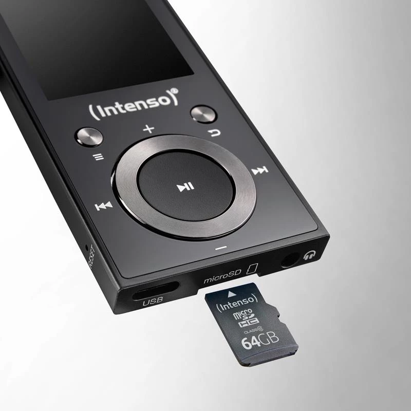 Intenso MP3-speler 64GB zwart