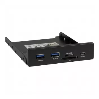 Inter-Tech Argus CI-21 interne kaartlezer, 3,5-inch bay, USB 2.0, multi-kaart (88884141)