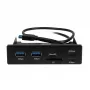 Inter-Tech Argus CI-22 interne kaartlezer voor 3,5-inch bay, USB 2.0, multi-kaart – zwart