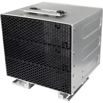 Inter-Tech IPC montagebeugel ER-47045-2 - 3,5 inch naar dual 2,5 inch SSD/HDD, zwart