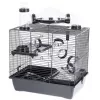 INZ INTER-ZOO Rocky Plus hamsterkooi zwart 420x290x550 mm