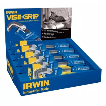 IRWIN 10503642 verstelbare schroefsleutel 250mm chroom-vanadiumstaal met fosfatering, 34mm bekopening, DIN 3117