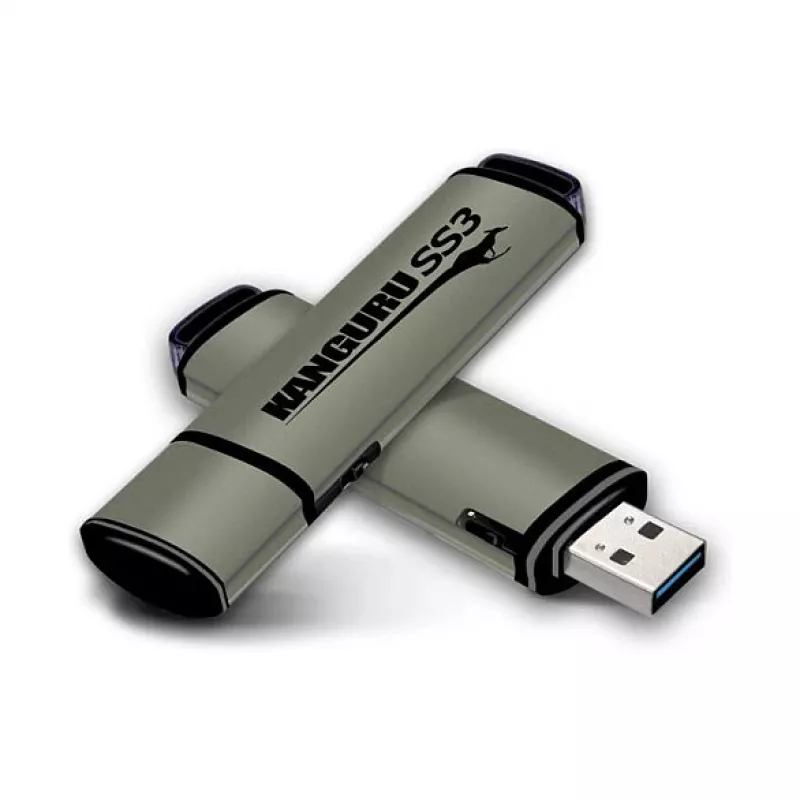 ISTORAGE STICK Kanguru SS3 32GB USB 3.2 Gen 1 hardware-versleutelde USB-stick