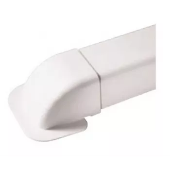 IVENSIS IPWE80 witte wandafdekplaat – afdekking voor inbouwdozen, ABS-kunststof, 80x80x10mm