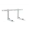Ivensis IWL550 opklapbare wandplankdrager met montagerail, 550 mm, wit, gepoedercoat staal