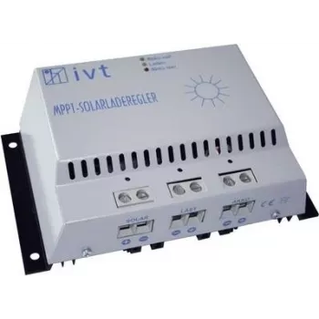 IVT MPPT solar laadregelaar 30 A, 12/24 V, LCD, RS485 18319