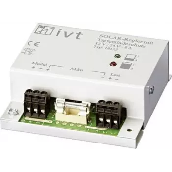 IVT solar laadregelaar 12/24 V, 8 A, PWM