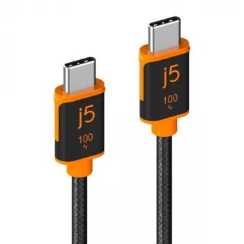 J5CREATE USB-C 100W sync-oplaadkabel (3 m / 9,8 ft.)