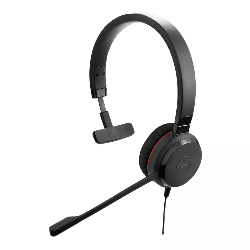 Jabra Evolve 20 Special Edition MS Mono USB-C bekabelde headset - kunstleren oorkussens, USB-C, inline dempen en volume, Microsoft-gecertificeerd (4993-823-389)