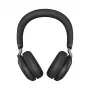 Jabra Evolve2 75 draadloze Bluetooth-headset met actieve ruisonderdrukking, Microsoft Teams gecertificeerd, zwart