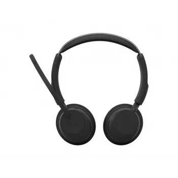 Jabra Evolve3 45 MS Stereo headset, Link 390c, oplaadstandaard, zwart