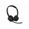 Jabra Evolve3 45 MS Stereo headset, Link 390c, oplaadstandaard, zwart