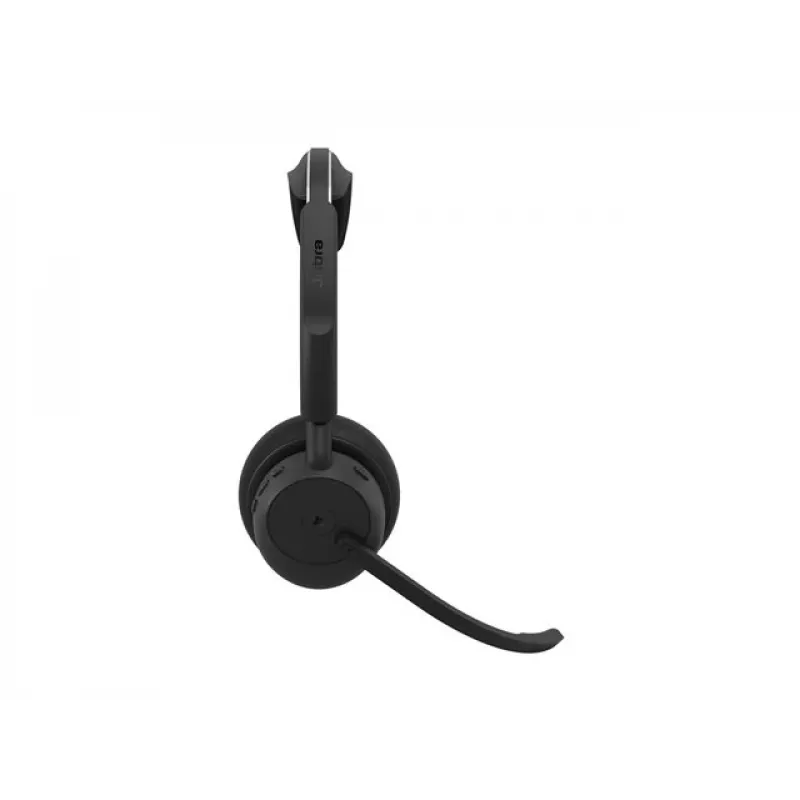 Jabra Evolve3 45 MS Stereo headset, Link 390c, oplaadstandaard, zwart